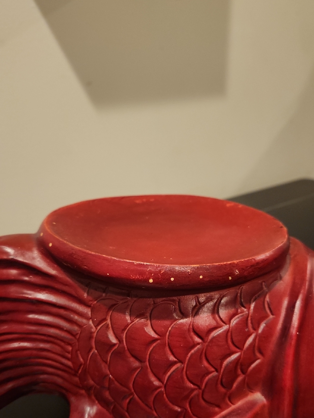 Red Goldfish Candle Holder - Picture 5 of 8